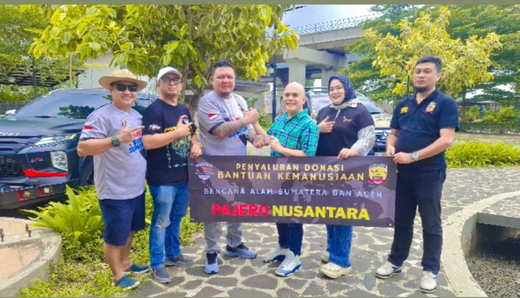 Pajero Nusantara Salurkan Bantuan Sembako dan Logistik untuk Korban Bencana di Sibolga dan Aceh