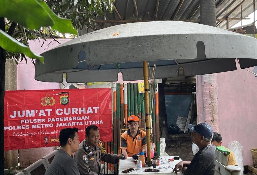 Jumat Curhat di Pademangan Barat, Polisi Serap Aspirasi dan Perkuat Kamtibmas