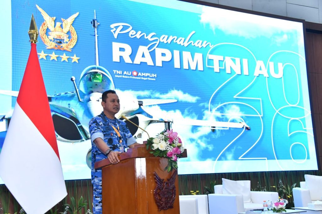Komandan Lanud Sultan Hasanuddin Ikuti Rapim TNI AU TA 2026