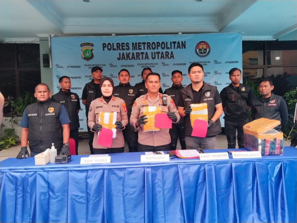 Polsek Pademangan Berhasil Ungkap Kasus Peredaran Ganja, Sita Lebih dari 3 Kilogram Barang Bukti