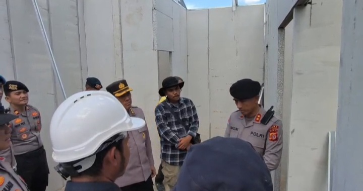 Kapolda Aceh Tinjau Progres Pembangunan 150 Huntap bagi Korban Banjir di Aceh Tamiang