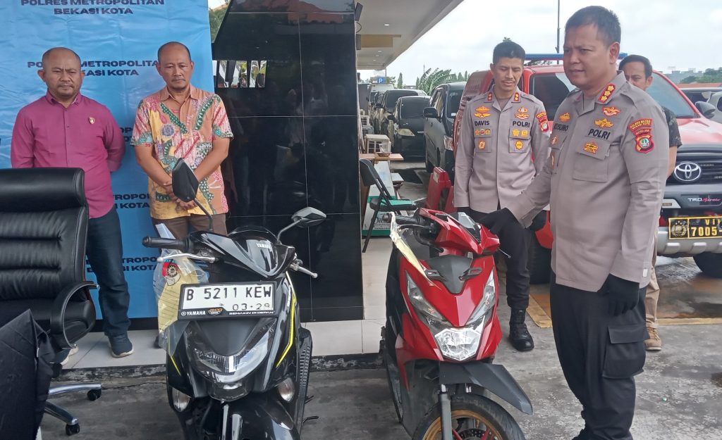 Polres Metro Bekasi Kota Ringkus Komplotan Curanmor Lintas Wilayah, Motor Dijual ke Karawang Beraksi Hingga Jakarta