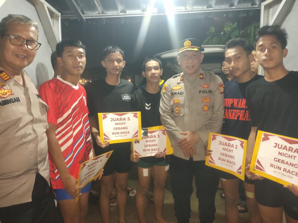 Lomba Lari Malam /Night Run Polsek Bantargebang Salurkan Bakat, Jalin Kebersamaan di Bulan Ramadhan 