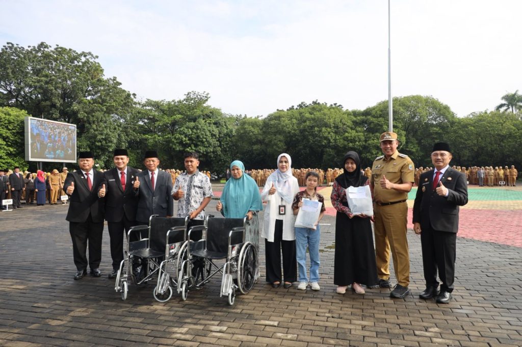 27 Unit Kelengkapan Disabilitas di Salurkan dan Wali Kota Galakkan Disiplin ASN.
