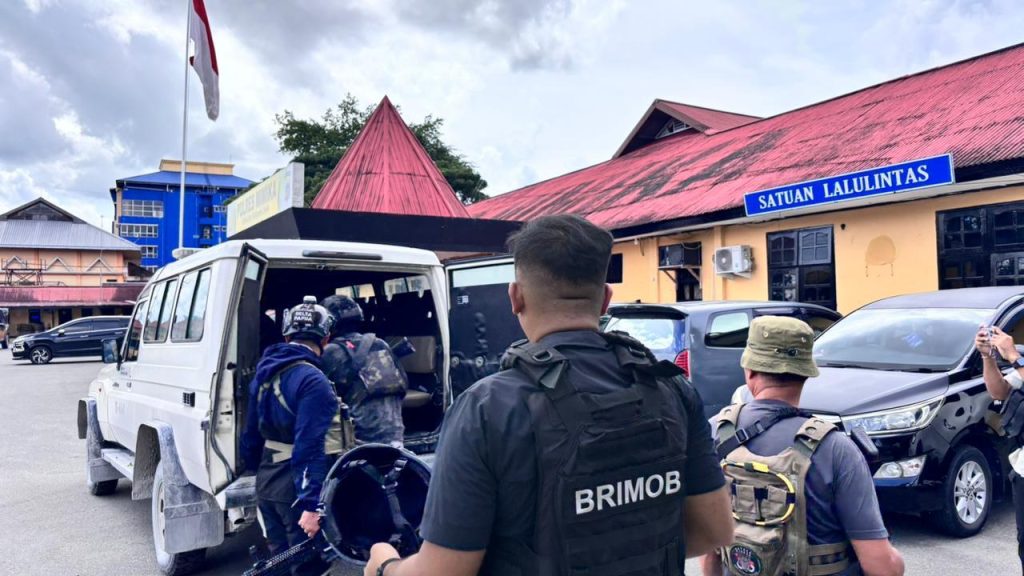 Satgas Operasi Damai Cartenz Lakukan Olah TKP Penembakan Karyawan PT Freeport di Tembagapura