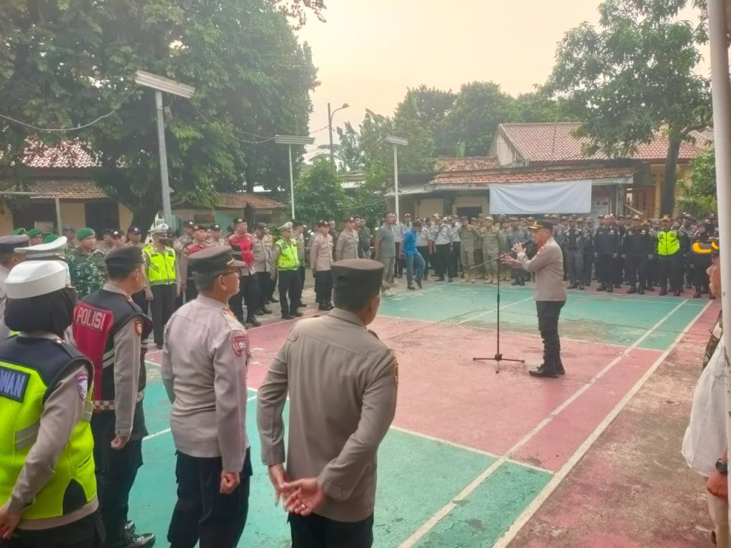 APEL KESIAPAN PENGAMANAN MALAM TAKBIRAN DAN SHOLAT IED IDUL FITRI 1447 H / 2026 M DI WILAYAH HUKUM POLSEK BANTARGEBANG