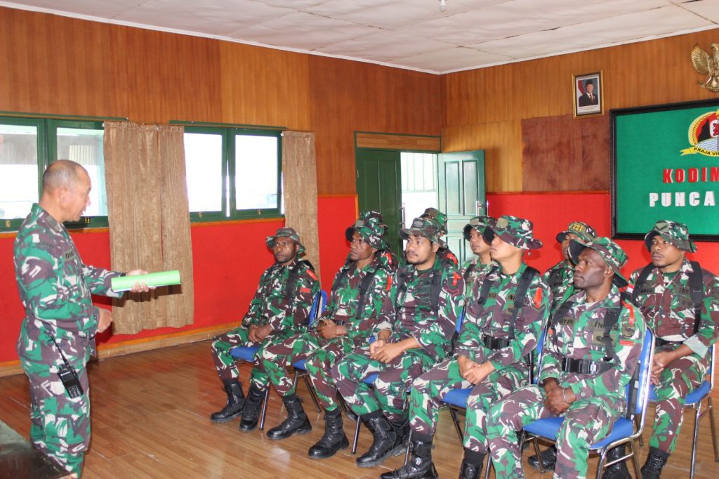 Kodim 1714/PJ Gelar Pelatihan Dasar Teritorial dan Intelijen