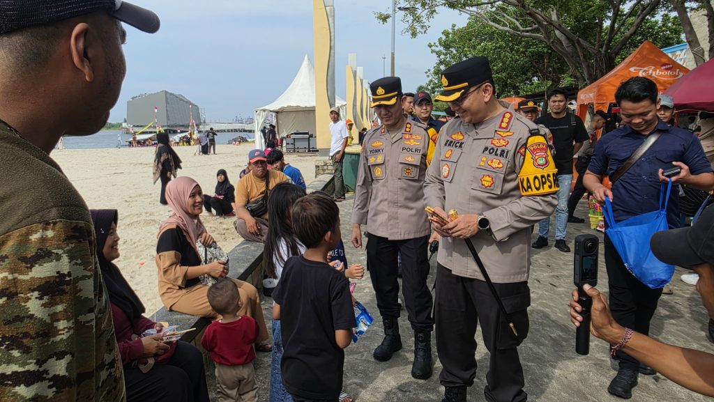Kapolres Metro Jakarta Utara Tinjau Pengamanan Wisata Ancol Jelang Hari Raya Idul Fitri dalam Rangka Ops Ketupat Jaya 2026