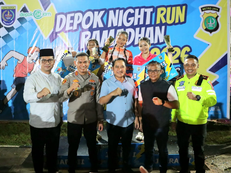 Depok Night Run Ramadhan 2026 Meriah, Polisi: Wadah Positif Cegah Tawuran