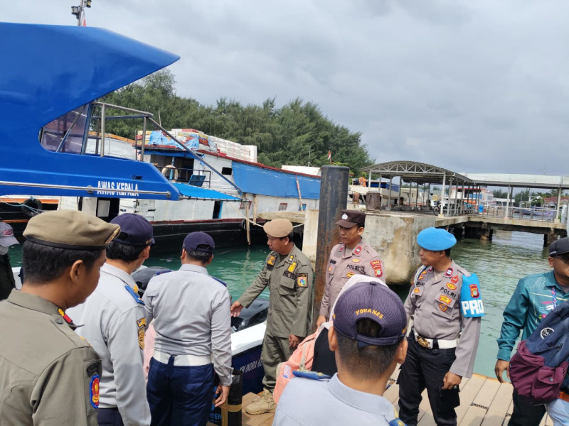 Operasi Ketupat Selesai, Polres Kepulauan Seribu Lanjut Jaga Ketat Dermaga Wisata