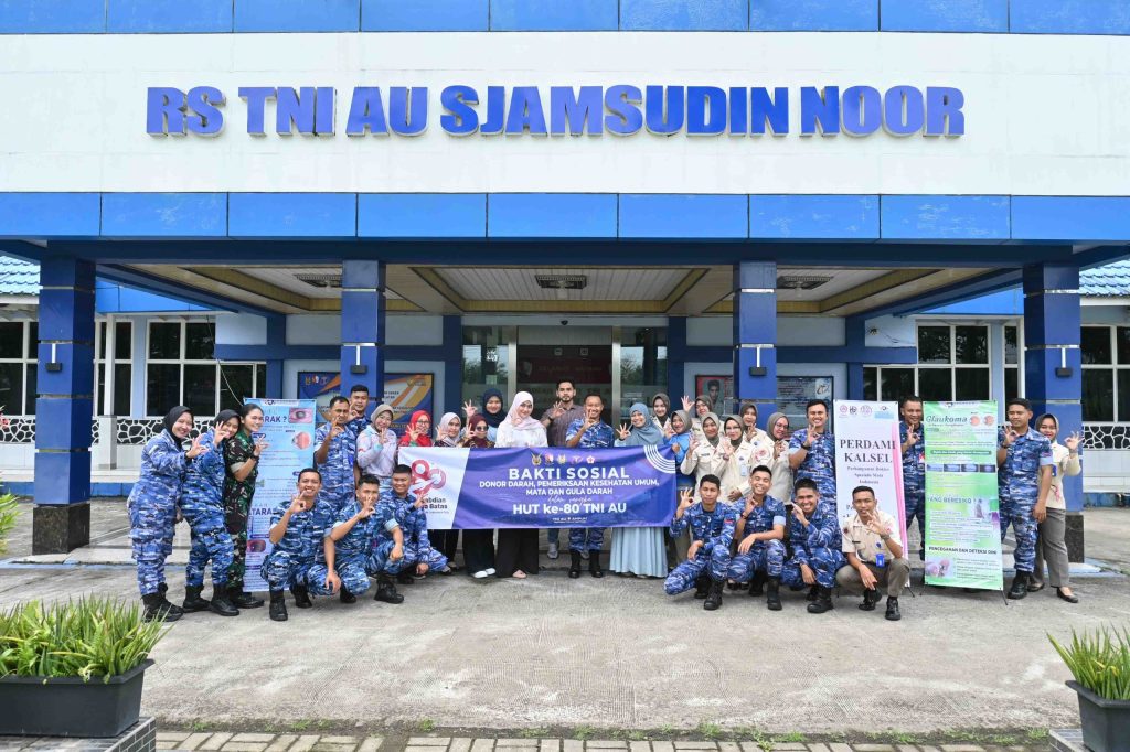 Sambut Peringatan HUT ke-80 TNI AU Tahun 2026, Lanud Sjamsudin Noor Adakan Pemeriksaan Mata Gratis