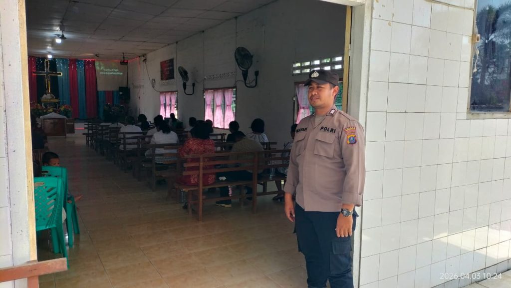 Ribuan Umat Kristiani Rayakan Jumat Agung dengan Khidmat, Polres Simalungun Kawal Pengamanan di 70 Lebih Gereja Lintas 14 Wilayah Polsek