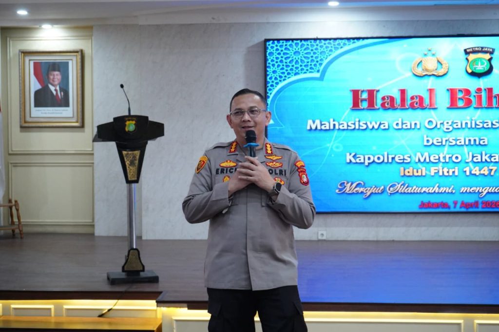 Kapolres Metro Jakarta Utara Gelar Halal Bihalal Bersama Mahasiswa dan Organisasi Kepemudaan