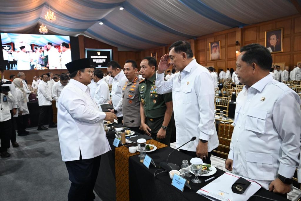 Panglima TNI Hadiri Rapat Kerja Pemerintah di Istana