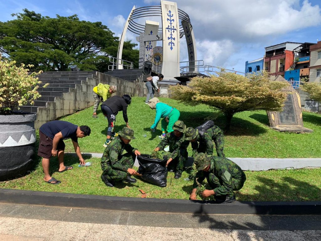 PELANGI INDAH DI LANGIT MALUKU BERSAMA SATGASTER KOOPS TNI HABEMA