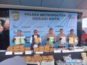 Polres Metro Bekasi Kota Ungkap 80 Kasus Narkoba Awal 2026, 98 Tersangka Ditangkap dengan Barang Bukti Rp 2,57 Miliar