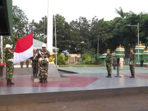 Kodim 0505/JT Gelar Upacara 17-an, Tegaskan Profesionalisme Prajurit