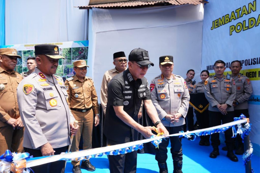 Wakapolri Resmikan Jembatan Perintis “Dhira Brata” Wujud Instruksi Presiden Prabowo