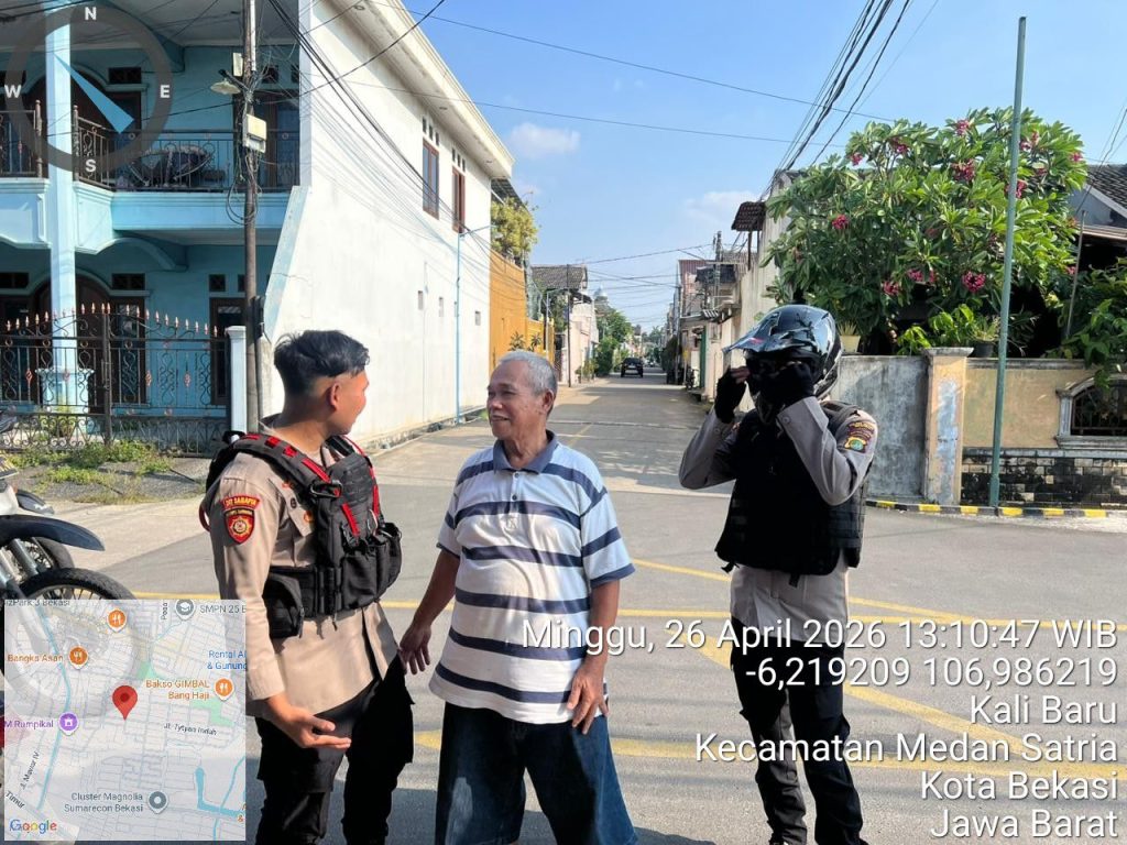 Tim Perintis Presisi Sat Samapta Polres Metro Bekasi Kota Sisir Medan Satria, Antisipasi Begal hingga Tawuran