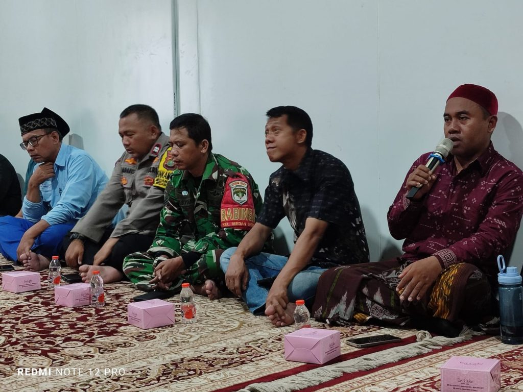 Hadir dalam Opening SPPG Pejuang 05, Kanit Binmas Polsek Medan Satria Tekankan Sinergi Kamtibmas