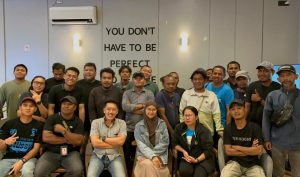 Perkuat Sinergi Informasi, Satgas Damai Cartenz Jalin Silaturahmi dengan Wartawan di Timika