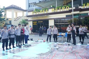 Kapolres Metro Jakarta Utara Pimpin Tactical Floor Game, Perkuat Kesiapsiagaan Pengamanan Wilayah