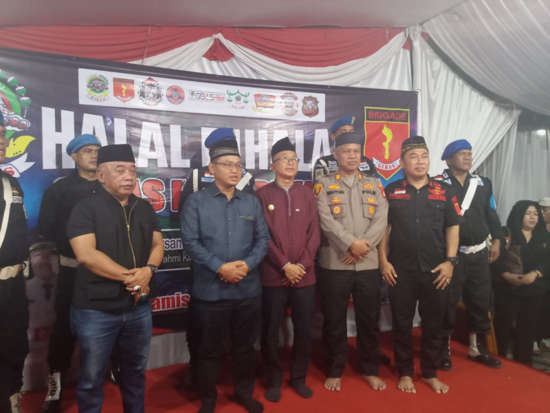 Kapolsek Bekasi Barat Hadiri Halal Bilhalal Keluarga Besar GIBAS